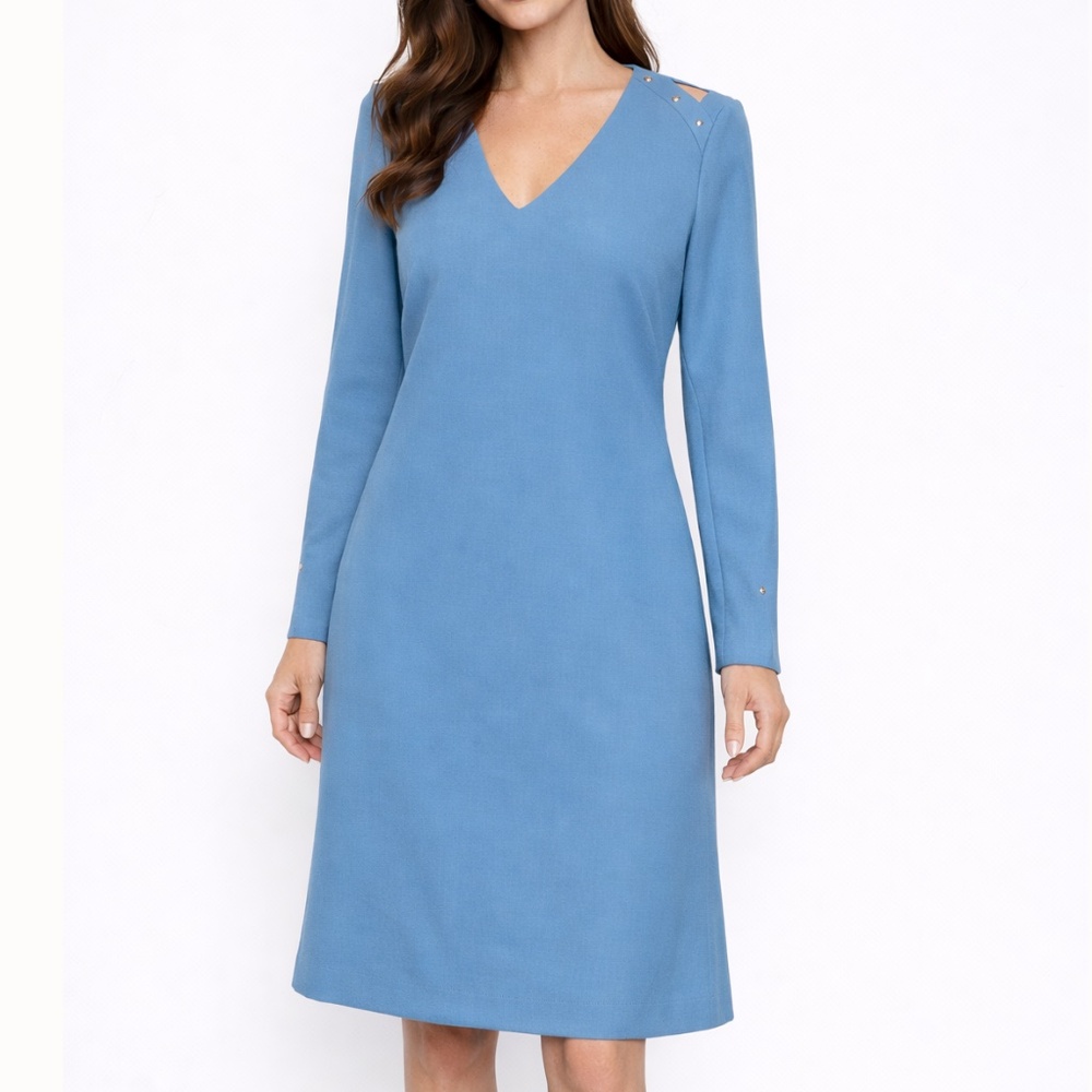BOSS‎ -  Stud Shoulder Shift Dress